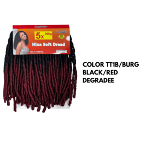 Nina Soft Dread Lock #T1B/BURG