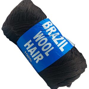 Brazillian wool black 70g